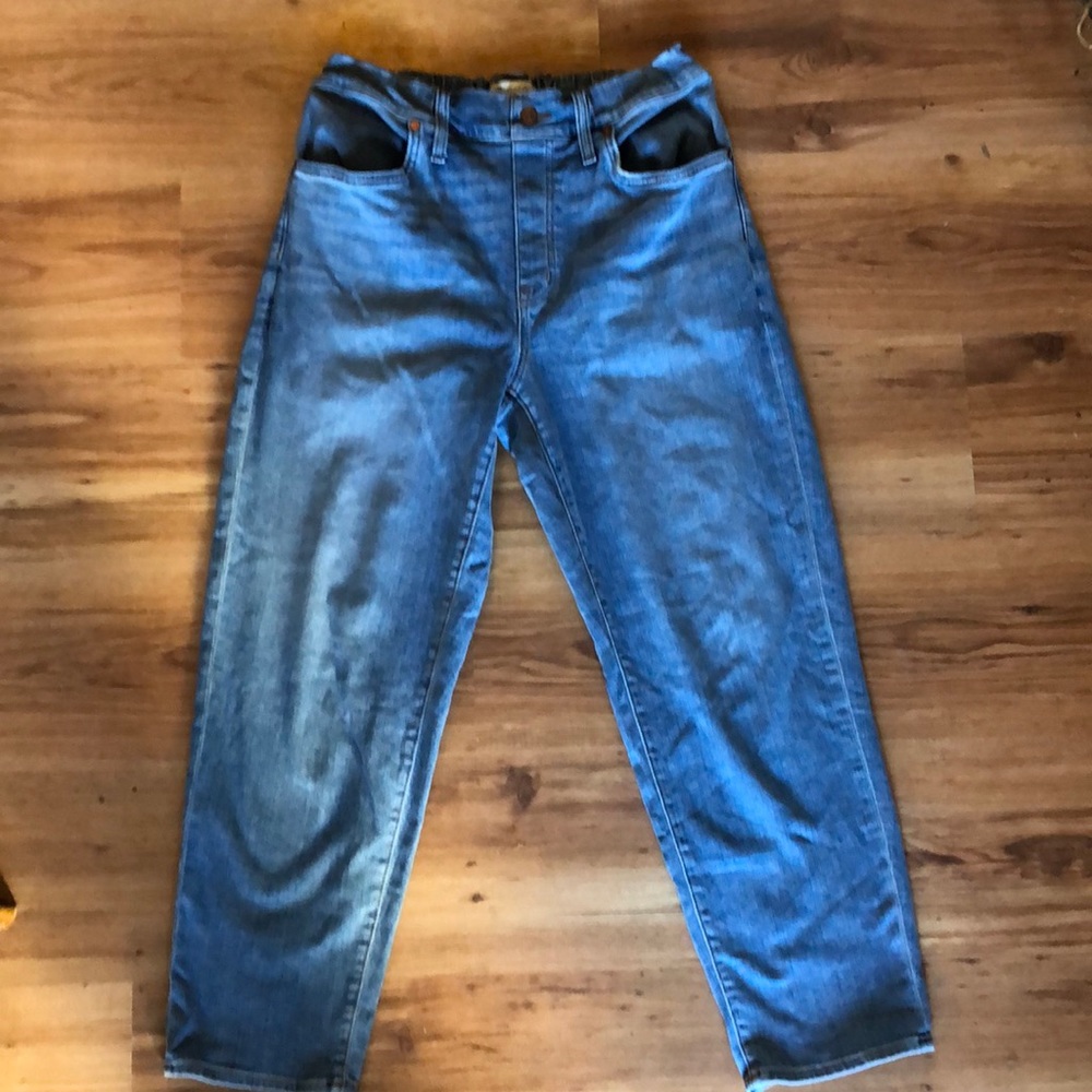 Maternity pants light-blue Madewell brand